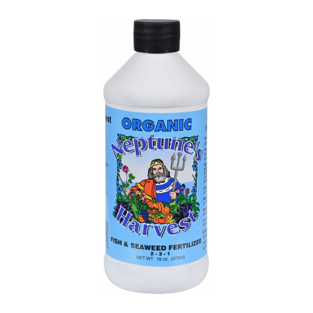 Neptunes Harvest Fish And Seaweed Blend Fertilizer, 18 Oz